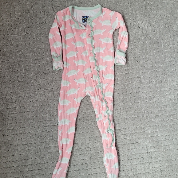 Kickee Pants Pajamas Kickee Pants 9 To 2 Month Baby Girls Snap